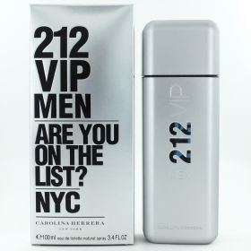 212 VIP by Carolina Herrera, 3.4 oz Eau De Toilette Spray for Men