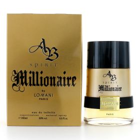 AB Spirit Millionaire by Lomani, 6.6 oz Eau De Toilette Spray for Men