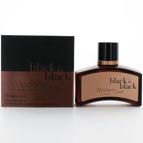 Black is Black Modern Oud by NuParfums, 3.4 oz Eau De Toilette Spray for Men