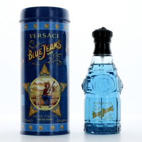 Blue Jeans by Versace, 2.5 oz Eau De Toilette Spray for Men