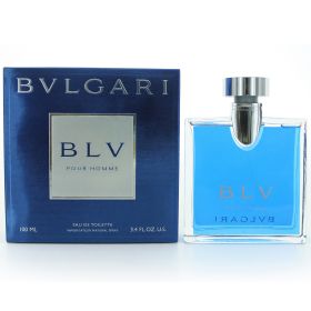 BLV Pour Homme by Bvlgari, 3.4 oz Eau De Toilette Spray for Men Bulgari