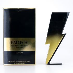 Bad Boy Extreme by Carolina Herrera, 3.4 oz Eau De Pafum Extreme Spray for Men