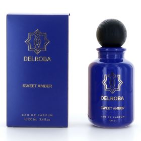 Delroba Sweet Amber by Delroba, 3.4 oz Eau de Parfum Spray for Men