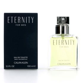Eternity by Calvin Klein, 3.3 oz Eau De Toilette Spray for Men