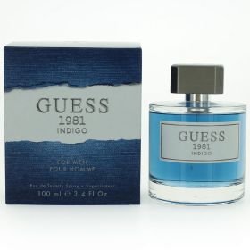 Guess 1981 Indigo by Guess, 3.4 oz Eau De Toilette Spray for Men
