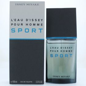 L'eau D'Issey Pour Homme Sport by Issey Miyake, 3.3 oz Eau De Toilette Spray for Men
