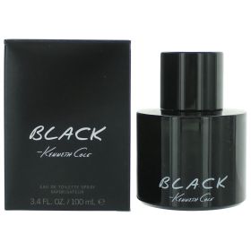 Kenneth Cole Black by Kenneth Cole, 3.4 oz Eau De Toilette Spray for Men