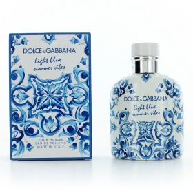 Light Blue Summer Vibes by Dolce & Gabbana, 4.2 oz Eau De Toilette Spray for Men
