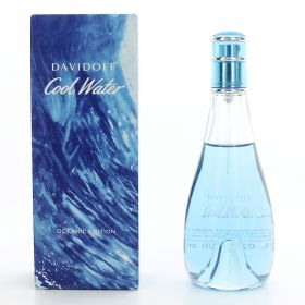 Cool Water Oceanic Edition by Davidoff, 3.3 oz Eau De Toilette Spray for Women