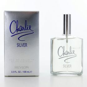 Charlie Silver by Revlon, 3.4 oz Eau De Toilette Spray for Women