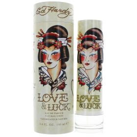 Ed Hardy Love & Luck by Christian Audigier, 3.4 oz Eau De Parfum Spray for Women
