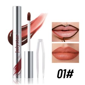Long Lasting Peel Off Lip Liner, Matte Liquid Lip Stain Pencil, Waterproof And Smudge Proof Lip Plumper, Easy To Apply Lip Tattoo Makeup For Wome (Option: 01)